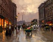 Concorde and Rue Royale - 爱德华·科尔特斯